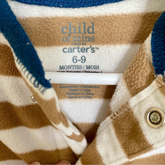 Bundle of Fuzzy Pajamas/Sleepers 6-9M - Picture 3 of 15